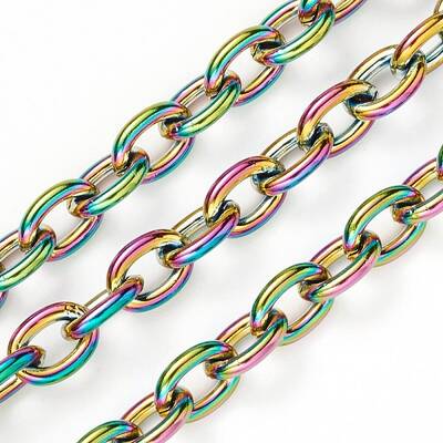 Ion Plating(IP) 304 Stainless Steel Cable Chains