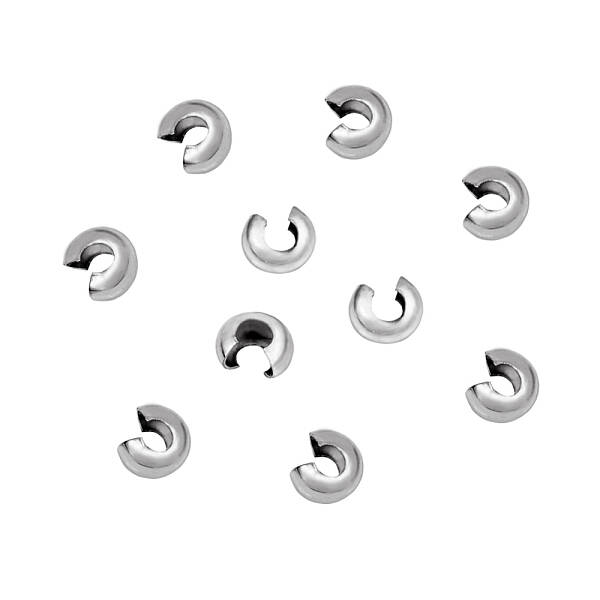 Tarnish Resistant 304 Stainless Steel Crimp Beads Covers
