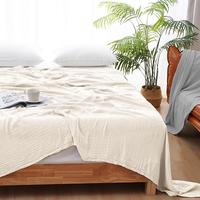 [Summer Gifts] PHF Cooling Muslin King Blanket for Hot Sleepers, 60% Rayon Derived from Bamboo, 40% Cotton for Summer, 4-Laye...