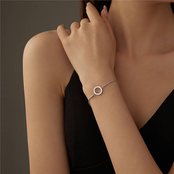 Stainless Steel Snake Chain Slider Bracelets