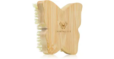 Crystallove Bamboo Butterfly Agave body massage brush