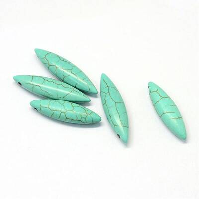 Synthetic Turquoise Gemstone Pendants