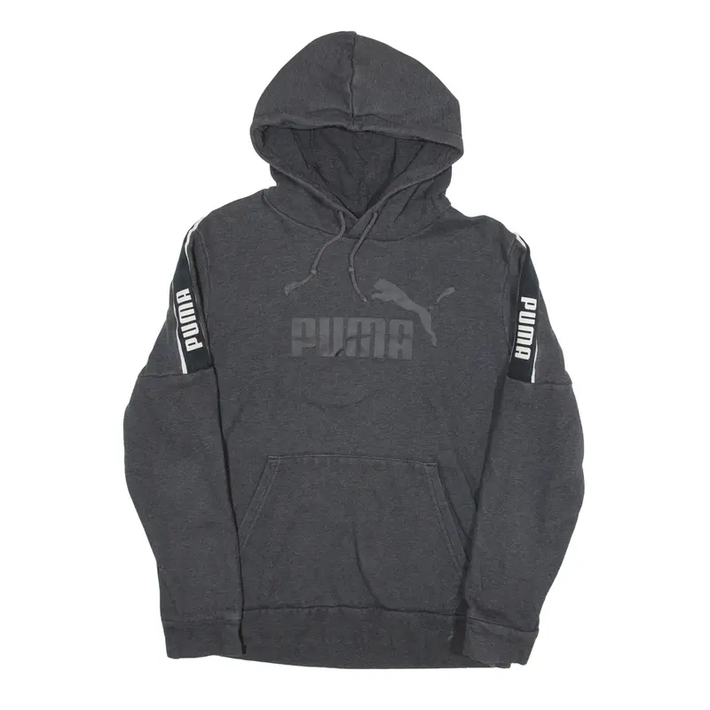PUMA Hoodie Grey Pullover Mens S