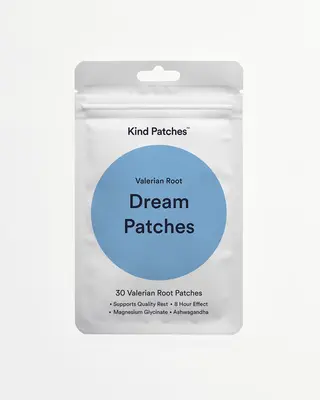 Kind Patches, Dream Patches, 30 Valerian Root Patches: Support Quality Rest, 8 Hour Effect, Magnesium, Ashwagandha