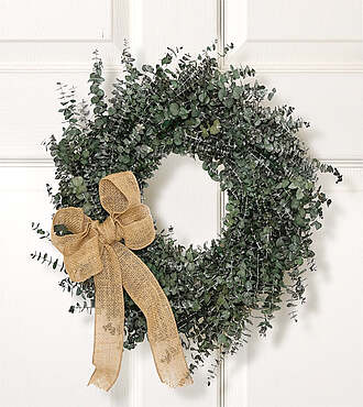Rustic Eucalyptus Wreath - FedEx