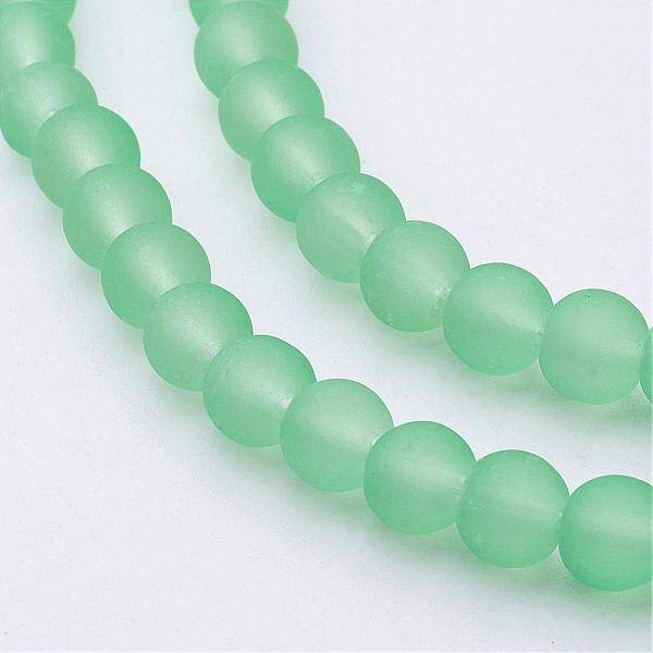 Transparent Glass Bead Strands