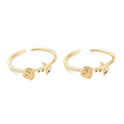 Adjustable Brass Cuff Rings