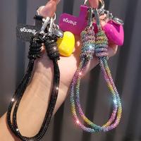 IDMIX Colorful Glitter Phone Lanyard, Fashionable Short Phone Strap for Women & Girls, Strong Durable Outdoor Travel Mountain...