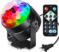 [New Deal] Sound Activated Party Lights with Remote DJ Lighting, Disco Ball Strobe Stage Light for Home Room Dance Parties an...