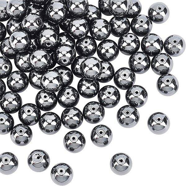 Non-magnetic Synthetic Hematite Beads Strands