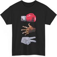 220g 100% Cotton - 3 Mikes Graphic T Shirt for Men Jordan Tyson Jackson Short Sleeve Tees