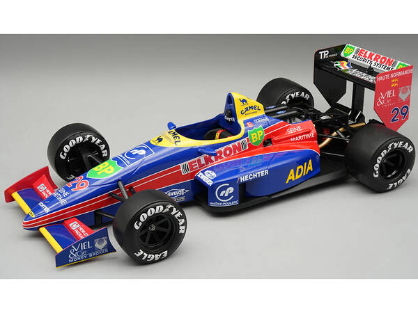 Lola LC88 #29 Yannick Dalmas Larrousse Calmels Formula One F1 Detroit GP (1988) with Display Case Mythos Series Limited...