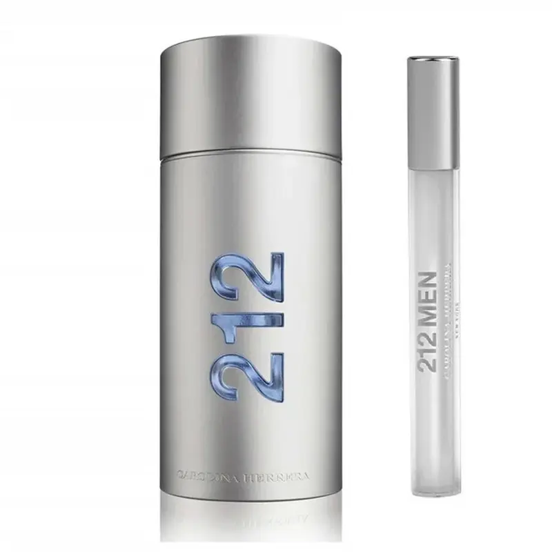 Carolina Herrera 212 Men Nyc Edt Sp 100ml Mini 10ml Travel Set