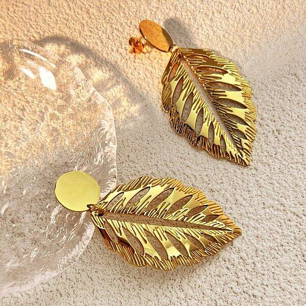 304 Stainless Steel Dangle Stud Earrings for Women