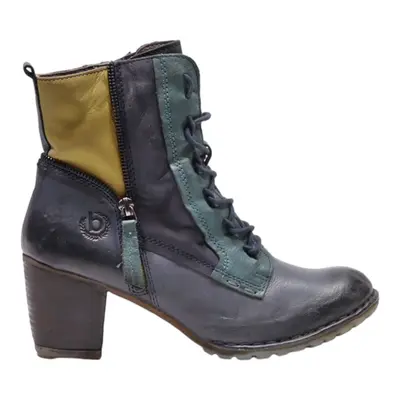 BUGATTI Ankle Boots Black Leather Womens UK 5