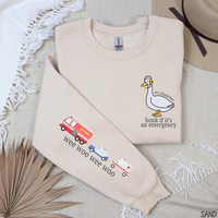 Silly Goose Dispatcher Sweatshirt, 911 Dispatch Crewneck Sweater, Emergency Dispatcher Shirt, 911 Operator Gift, Gift for Dis...