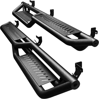Running Boards Compatible with 2009-2018 Dodge Ram 1500 Crew Cab, 2010-2024 Ram 2500/3500, 2019-2024 1500 Classic, 2-Stairs S...