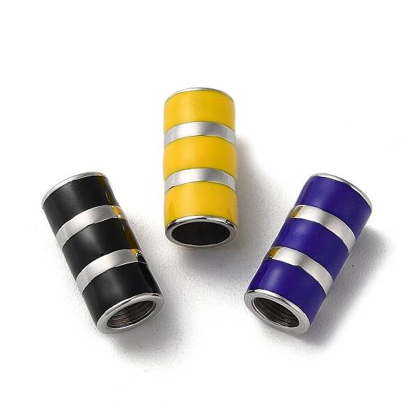 304 Stainless Steel Enamel Beads