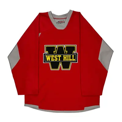 Gthl West Hill Locker Room Nhl Jersey - XL Red Polyester