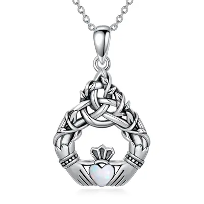 Sterling Silver Celtic Knot Pendant Necklace