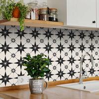 20Pcs Bohemian style tile self-adhesive wall sticker, peel and paste, waterproof living room kitchen bedroom wall sticker, vi...