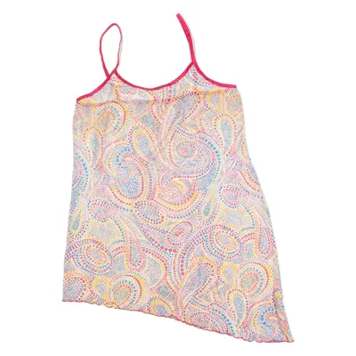SLOGGI Asymmetrical Womens Printed Top Red Sleeveless Paisley M