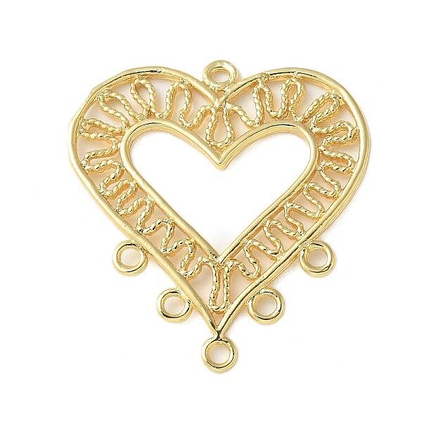 Brass Heart Chandelier Component Links