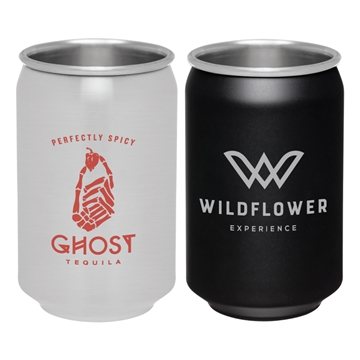 50 Custom Carolina Stainless Steel Can Shaped Cup - 17oz & Camping