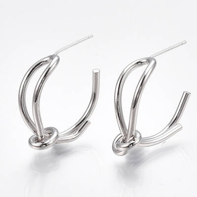 Brass Stud Earrings