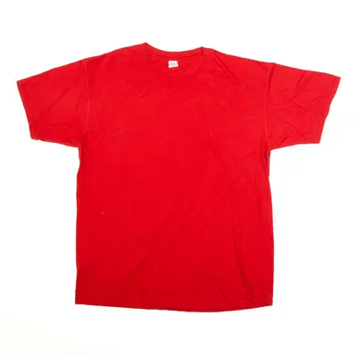 NEEDBO T-Shirt Red Short Sleeve Mens XL