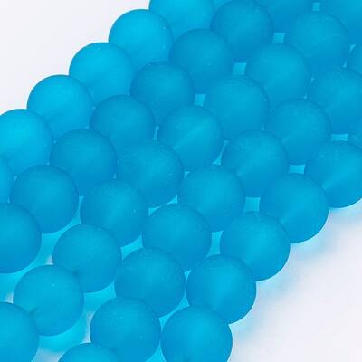 Transparent Glass Bead Strands
