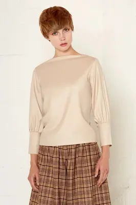 Jodie Top (Beige) | size: XL