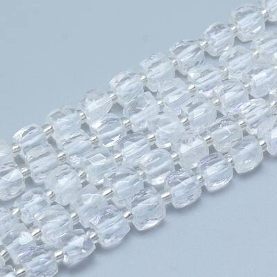 Natural Quartz Crystal Beads Strands