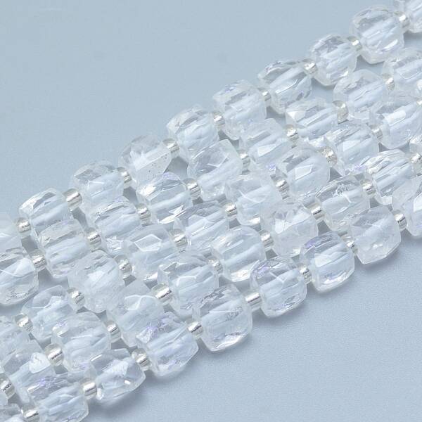 Natural Quartz Crystal Beads Strands