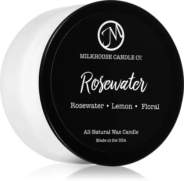 Milkhouse Candle Co. Creamery Rosewater Scented Candle 42g