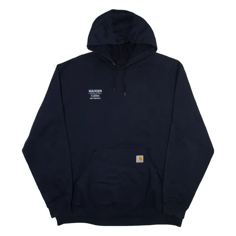 CARHARTT Loose Fit Mens Blue Hoodie XL