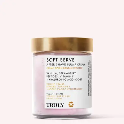 Soft Serve After Shave Plump Cream  - Bright Strawberry & Warm Vanilla Scent