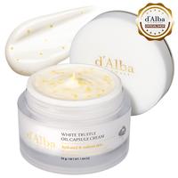 [OFFICIAL d'Alba] White Truffle Oil Capsule Cream – Daily Face Moisturizer w/ Trufferol, Ascorbic Acid, Niacinamide & Ceram...