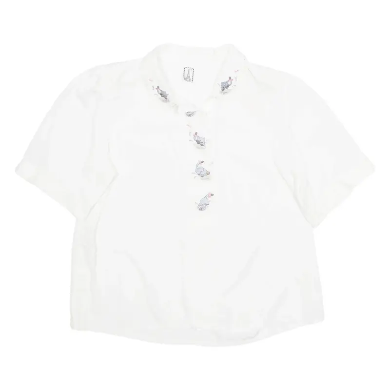 Womens Blouse White L