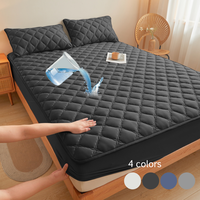 2pcs/3pcs waterproof and dirt-proof mattress cover Soft, comfortable and breathable mattress protector Suitable for bedrooms,...
