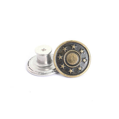 Alloy Button Pins for Jeans