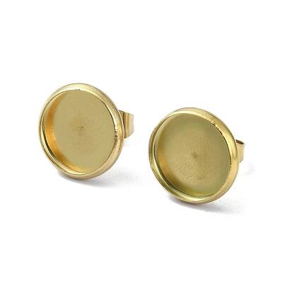304 Stainless Steel Stud Earring Settings