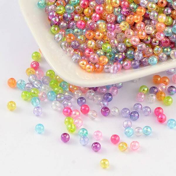 Eco-Friendly Transparent Acrylic Beads