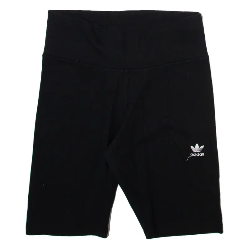 ADIDAS Womens Casual Shorts Black UK 16 W28