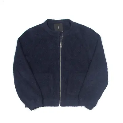 SISTERS POINT Faux Fur Jacket Blue Womens M
