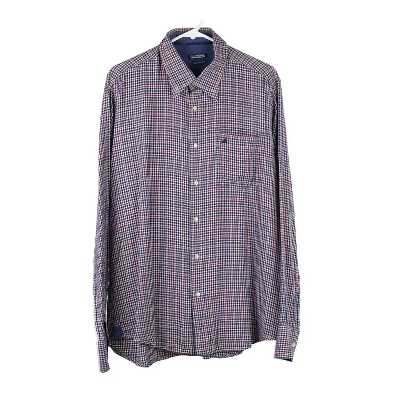 Rioner Checked Shirt - XL Blue Cotton