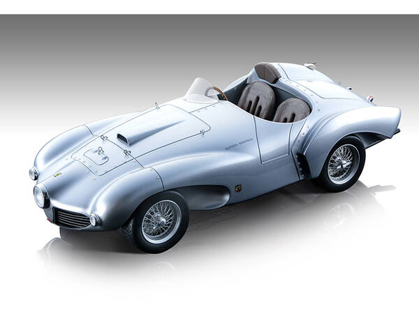 1953 Ferrari 166MM Abarth Silver Metallic Press Version Mythos Series Limited Edition to 90 pieces Worldwide 1/18 Model Car b...