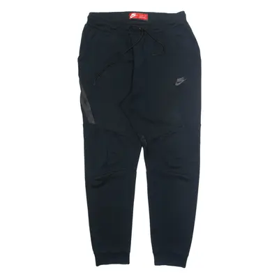 NIKE Mens Joggers Black Tapered L W30 L28