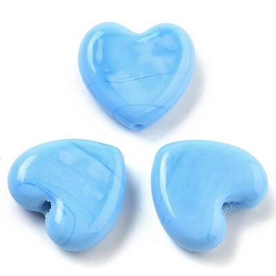 Heart Handmade Lampwork Beads