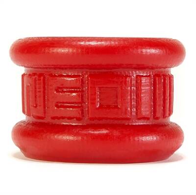 Neo 1.25 Inch Short Ball Stretcher Squishy  Silicone - Red